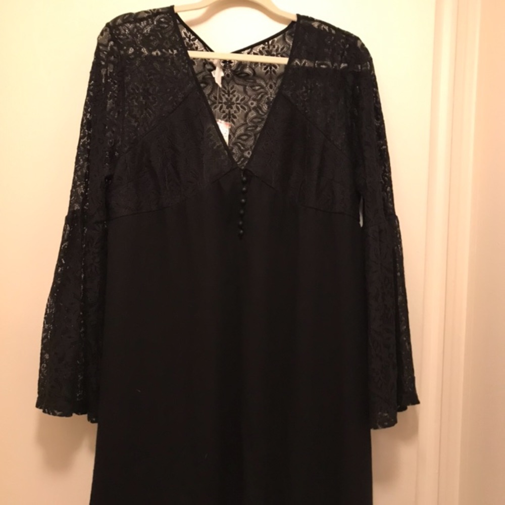 Black Lace Dress - Size L